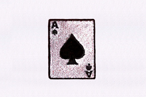 Ace of Spades Card Embroidery Review