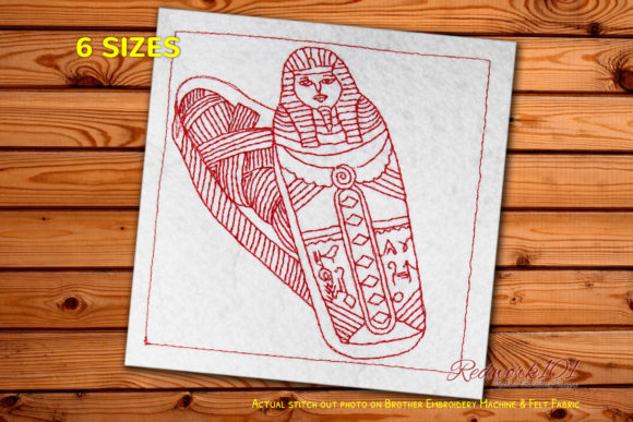 Ancient Mummy in a Sarcophagus Embroidery Design Review