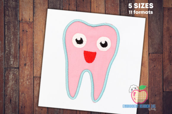 Applique Design of Happy Tooth Review