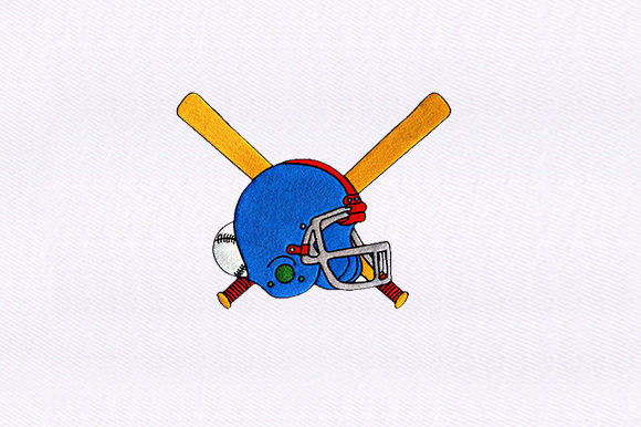 Baseball Sporting Embroidery Design Review for Small Business Merch