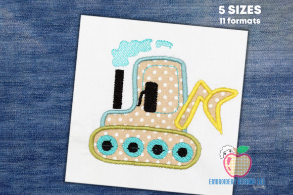 Bulldozer Applique: A Seasonal Design Review