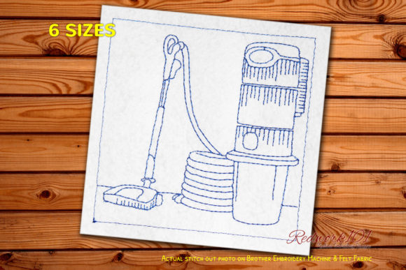 Central Vacuum Cleaner Redwork Design Review