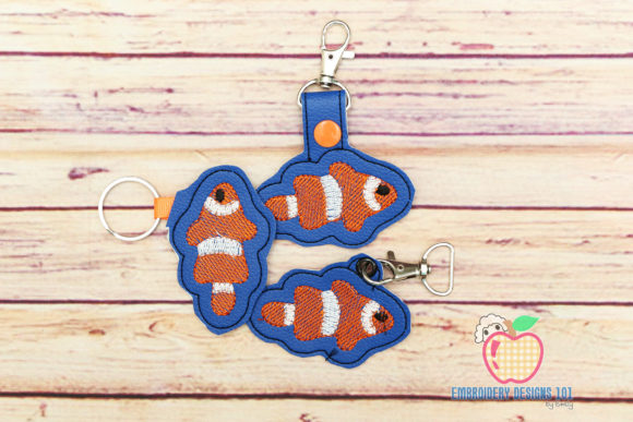 Clown Fish ITH Key Fob Pattern Review