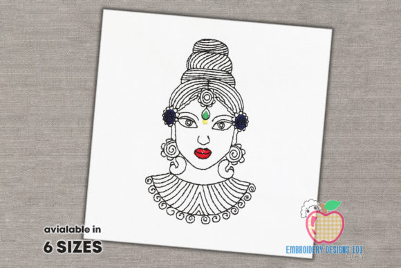 Goddess Durga Face Quick Stitch: A Designer’s Take