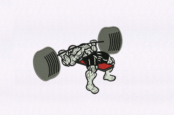 Iron Pumping Man Embroidery Review