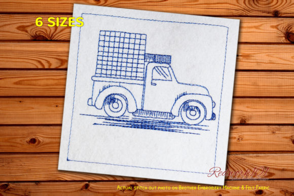 Old Red Truck Redwork Review