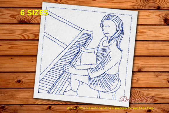 Piano Player Redwork Review