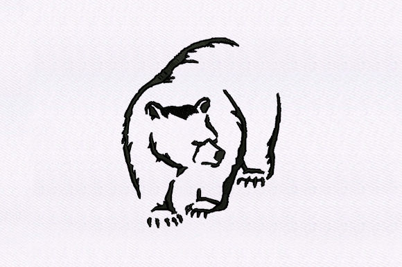 Polar Bear Silhouette Embroidery Review