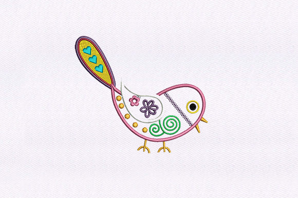 Precious Pink Bird Design Review for Embroidery Sellers