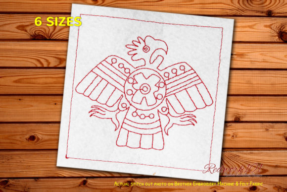 Review: Egyptian Bird Pattern Machine Embroidery for Apparel